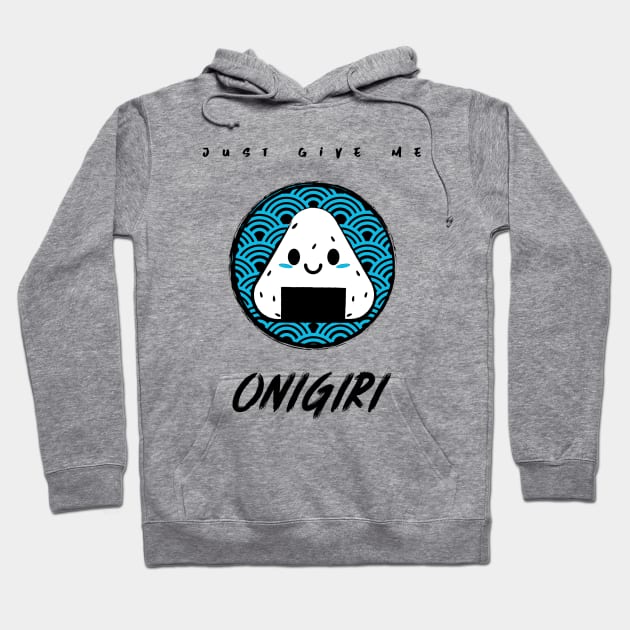 Funny Japanese Onigiri Food Design Hoodie by New East 